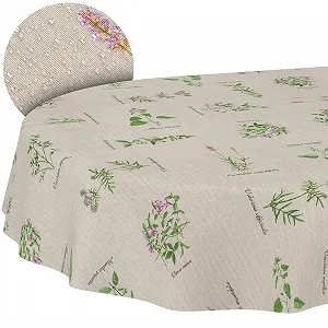 Скатертина Aromatic Organic Овальна Текстильна 180 x 140 см - Фото 1