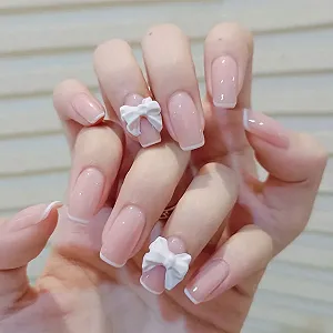 Прикраса 3D Aurora Бантик Різнокольорові DIY Стрази Милі Блискітки 7 Стилів Різної Форми synthetic.ua - Фото 1