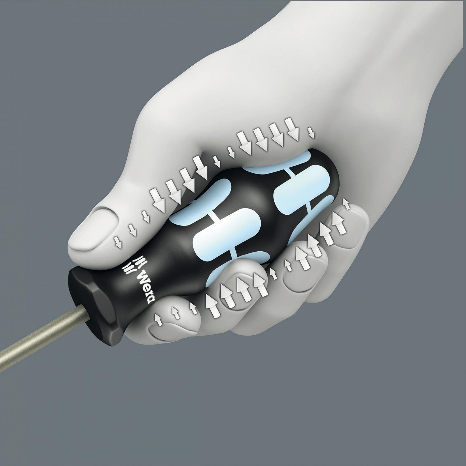 Крестовая отвертка Wera Kraftform Plus 032022 нержавеющая сталь PH2 100 мм, фото №4 Крестовая отвертка Wera Kraftform Plus 032022 нержавеющая сталь PH2 100 мм, фото №4