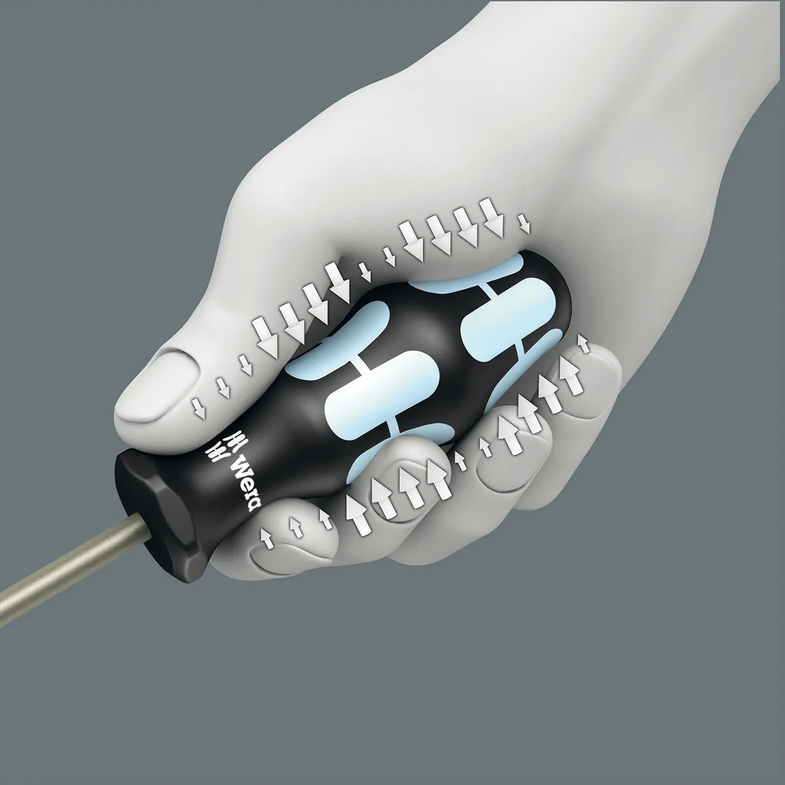 Хрестова викрутка Wera Kraftform Plus 032022 нержавіюча сталь PH2 100 мм, фото №4