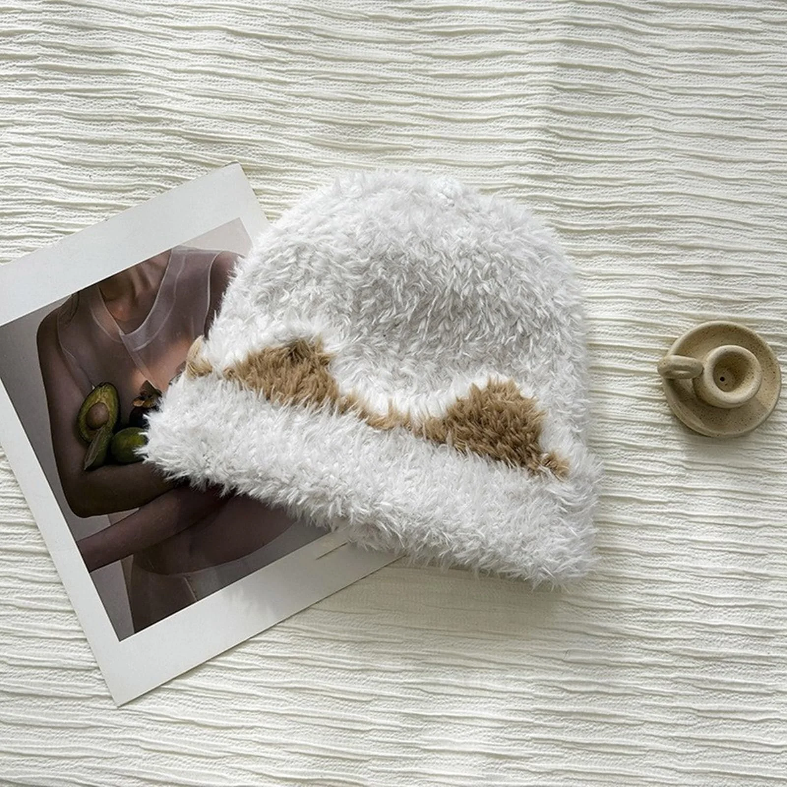 Шапка MHADBKH Без козырька для взрослых, теплая зимняя, фото №4 Шапка MHADBKH Без козырька для взрослых, теплая зимняя, фото №4