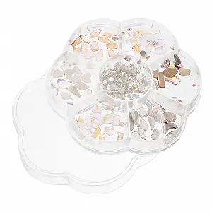 Нерегулярные стразы для ногтей Veemoon, коробка с радужными украшениями для ногтей, разноцветные украшения для ногтей, аксессуары для DIY, 1 шт - Фото 1