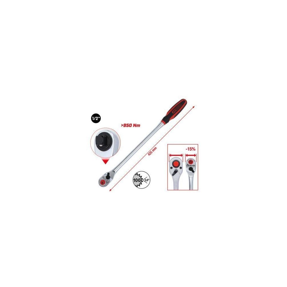 Реверсивна тріскачка KS TOOLS 935.1295, фото №1