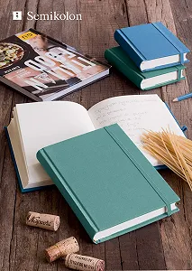Фотоальбом Semikolon Classic Medium 21.6 x 25.5 см 80 страниц кремовый лазурно-голубой synthetic.ua - Фото 1