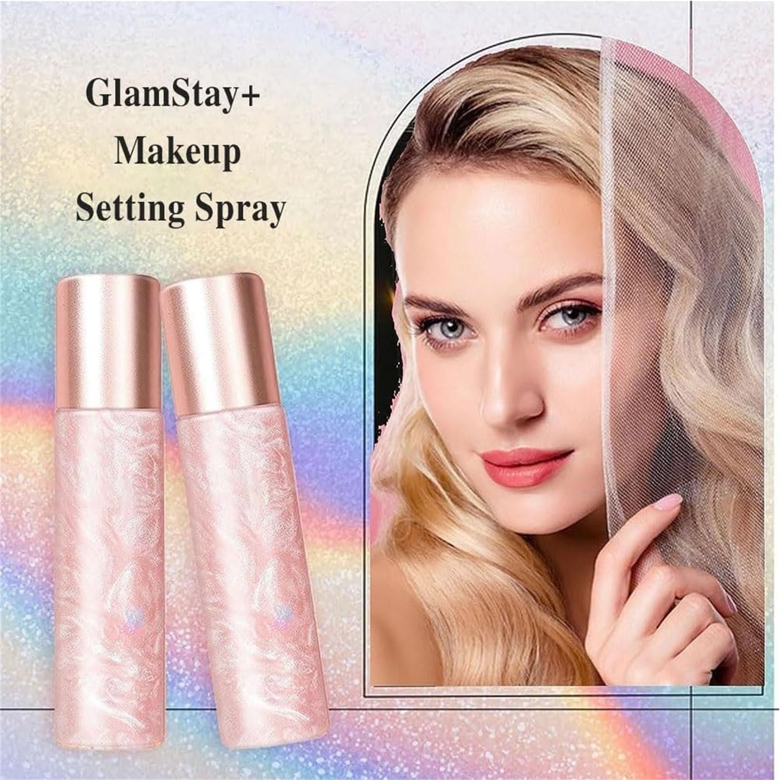 Спрей Glamstay+ для фіксації макіяжу Зволожуючий та гідруючий Спрей для тіла 3 шт, фото №3 Спрей Glamstay+ для фіксації макіяжу Зволожуючий та гідруючий Спрей для тіла 3 шт, фото №3