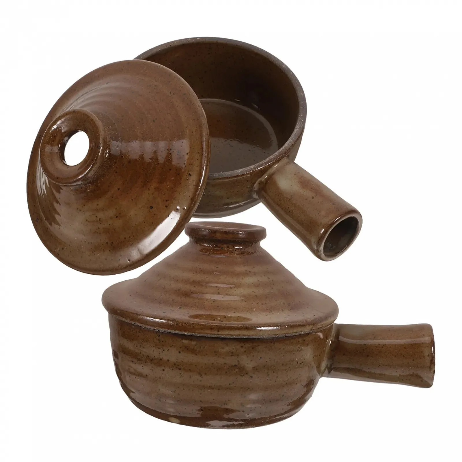 Набор кастрюль Alipis Ceramic 2 шт. для микроволновой печи с крышками, фото №1