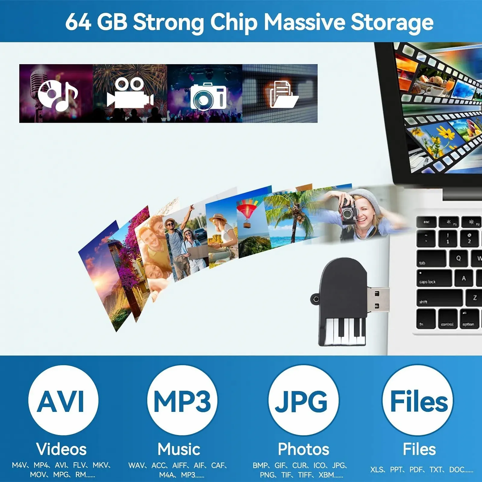 USB Flash Drive Piano Shape High Speed USB 2.0, фото №5 USB Flash Drive Piano Shape High Speed USB 2.0, фото №5