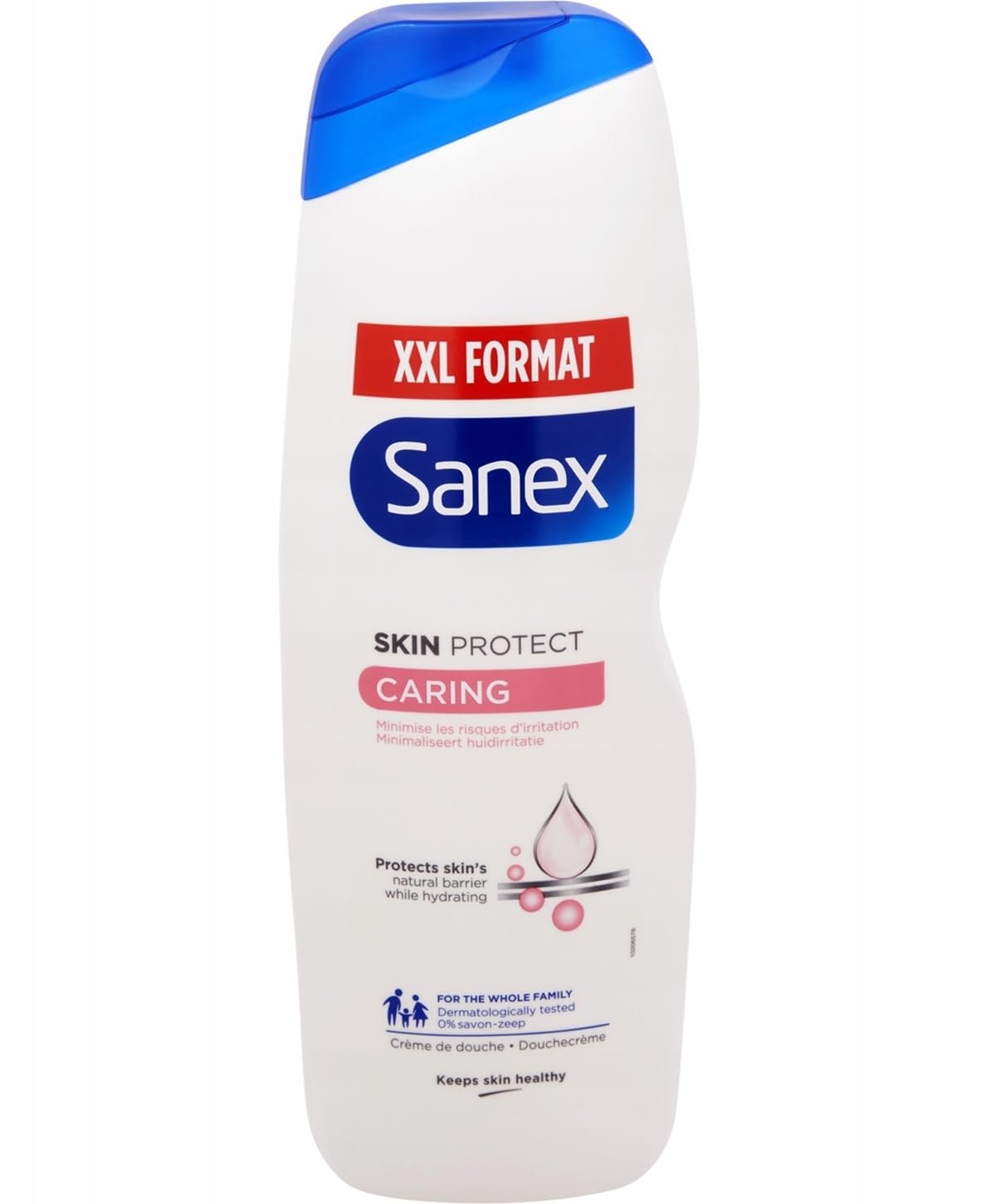 Гель для душа Sanex Skin Protect Caring для всей семьи 1000 мл Упаковка 12 шт., фото №1