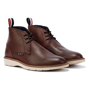 Ботинки Ben Sherman Hampton Кожа Красный - Фото 1