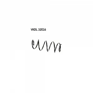 Пружина подвески SKF VKDL 32016 для FIAT передняя ось - Фото 1