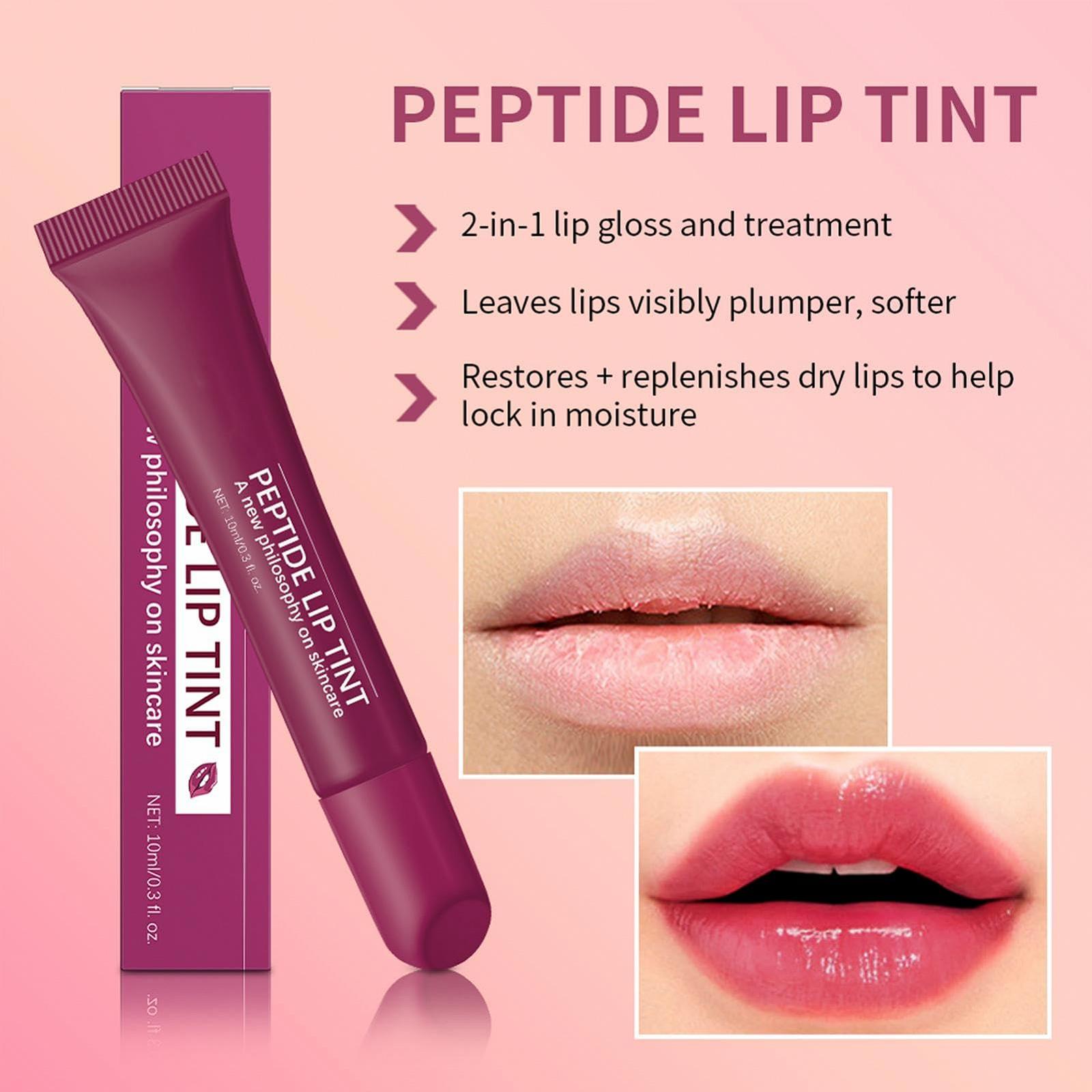 Блиск для губ Lip Jam 4 кольори Зволожуючий з блискітками Объємний Довготривалий Бальзам Прозорий Зволожуючий Пептидний Тінт для жінок, фото №4