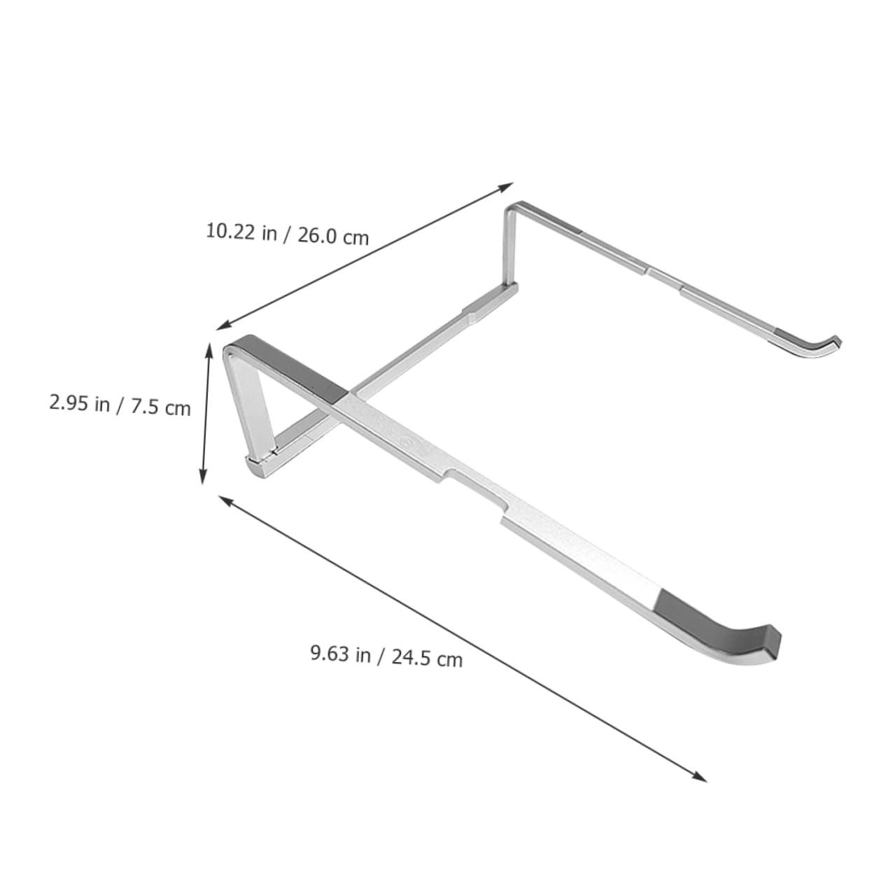 Підставка для ноутбука Holibanna алюмінієва складана портативна нековзна, фото №4