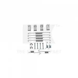 Комплект аксесуарів, гальмівні колодки NK 7932636 для MAZDA, задній міст - Фото 1