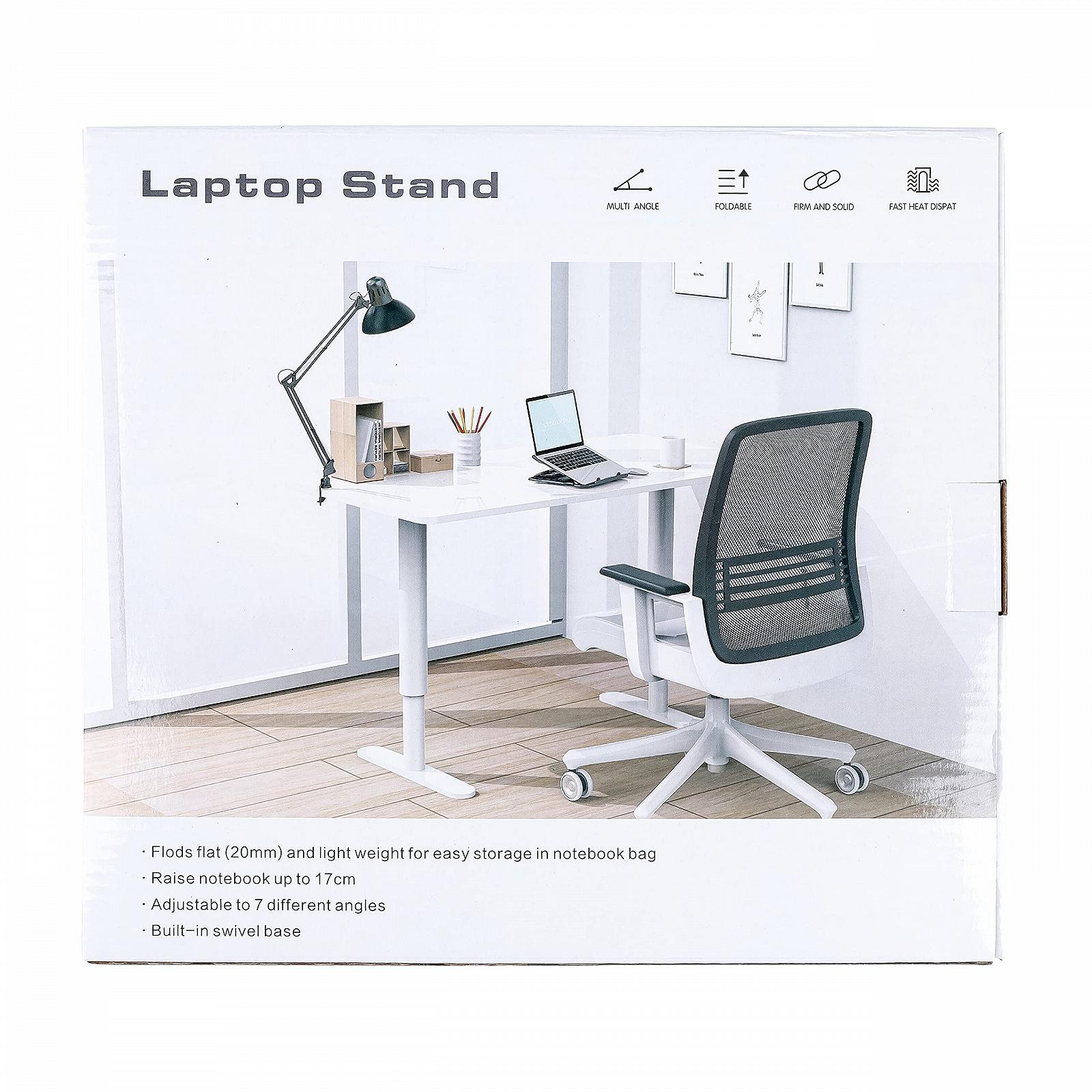 Підставка для ноутбука Q-Connect Ергономічна Пластик Чорний з обертовою основою 25.5 x 1.8 x 28 см 0.53 кг, фото №4