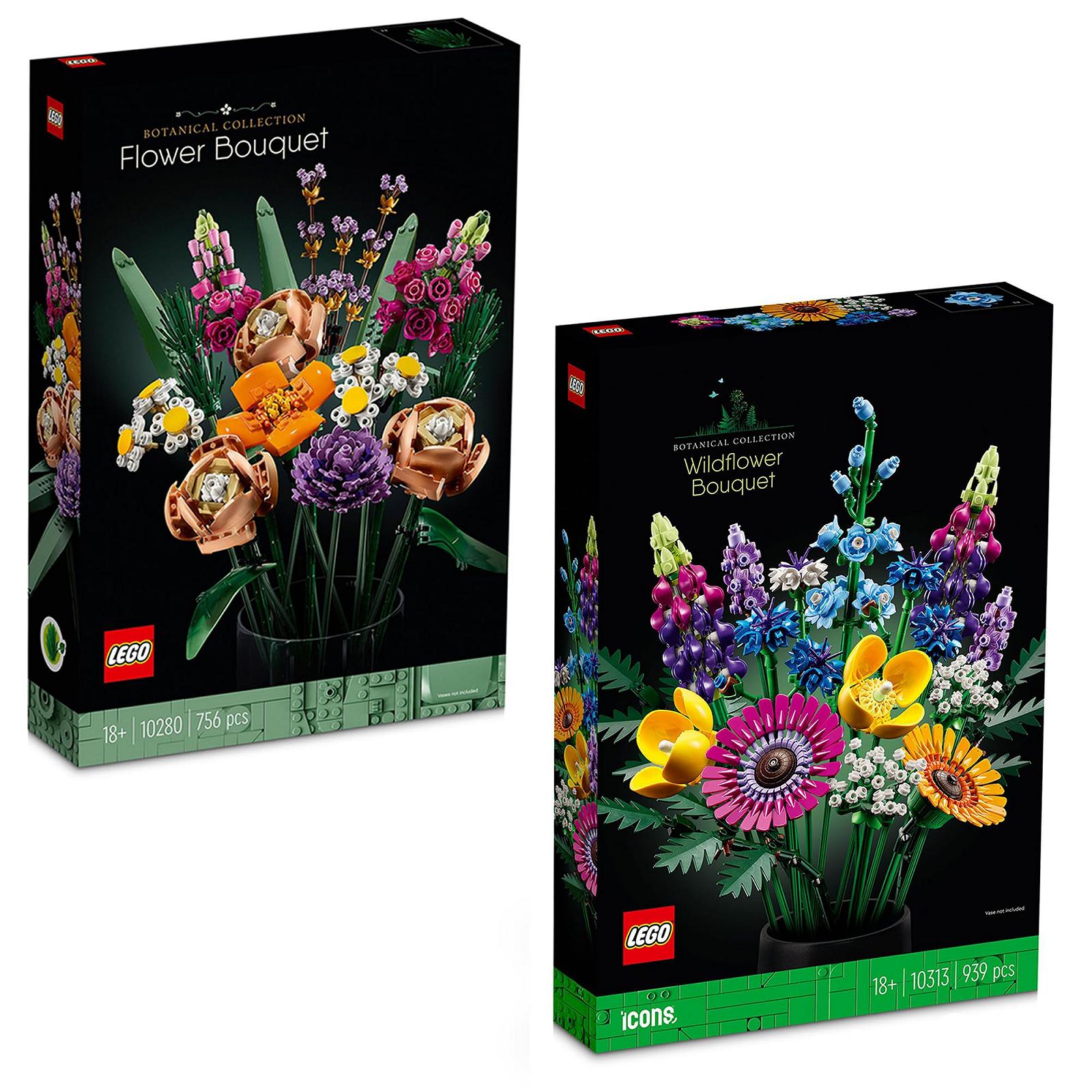 Набір Квітів Lego Icons 10280 & 10313 Букет та Букет польових квітів, фото №1