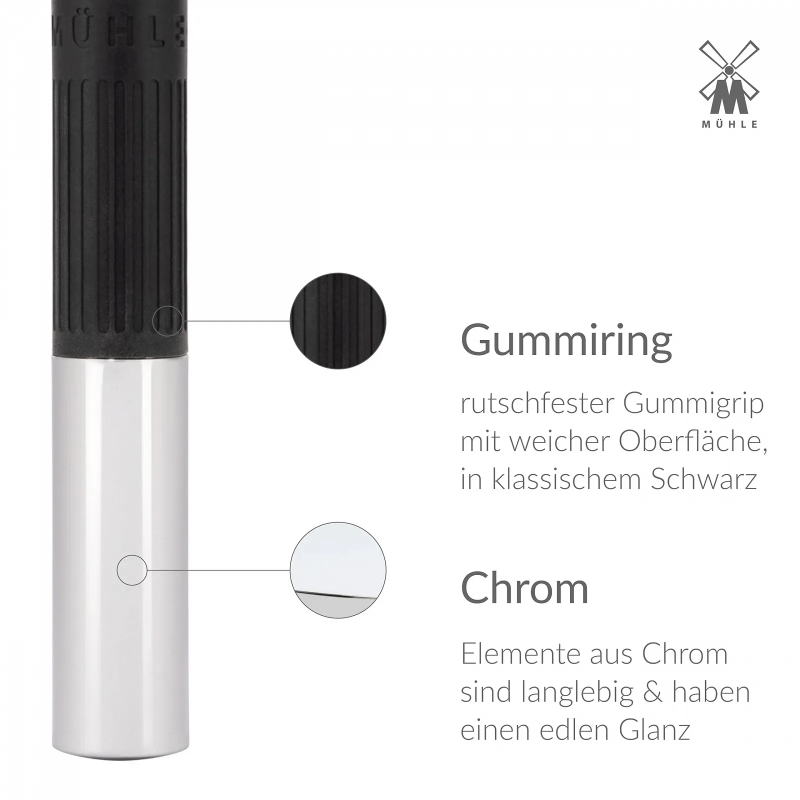 Безопасная бритва MÜHLE Neo Metal Rubber Grip Black, фото №5 Безопасная бритва MÜHLE Neo Metal Rubber Grip Black, фото №5