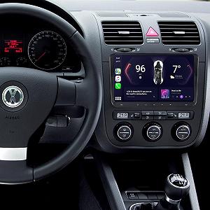 Штатная автомагнитола JUNHUA для VW Passat B6 Golf V VI 5 6 Polo cc Tiguan EOS Scirocco / 9" / Сенсорная / 2/32Гб / Android 12 / Apple CarPlay / Android Auto / Bluetooth / WI-FI / USB synthetic.ua - Фото 1