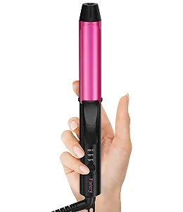 Міні-плойка FARERY 25 mm 160-200°C Ceramic Keratin & Argan Oil Travel Size - Фото 1