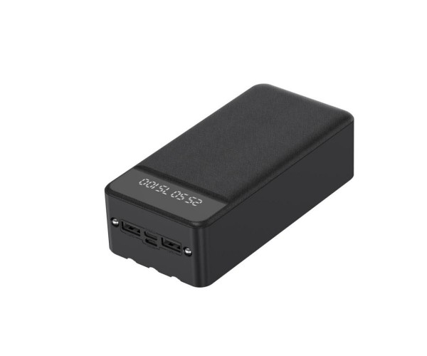 Зовнішній акумулятор Power Bank XO PR164 with Flashlight 2USB+Type-C 30000mAh Black, фото №3