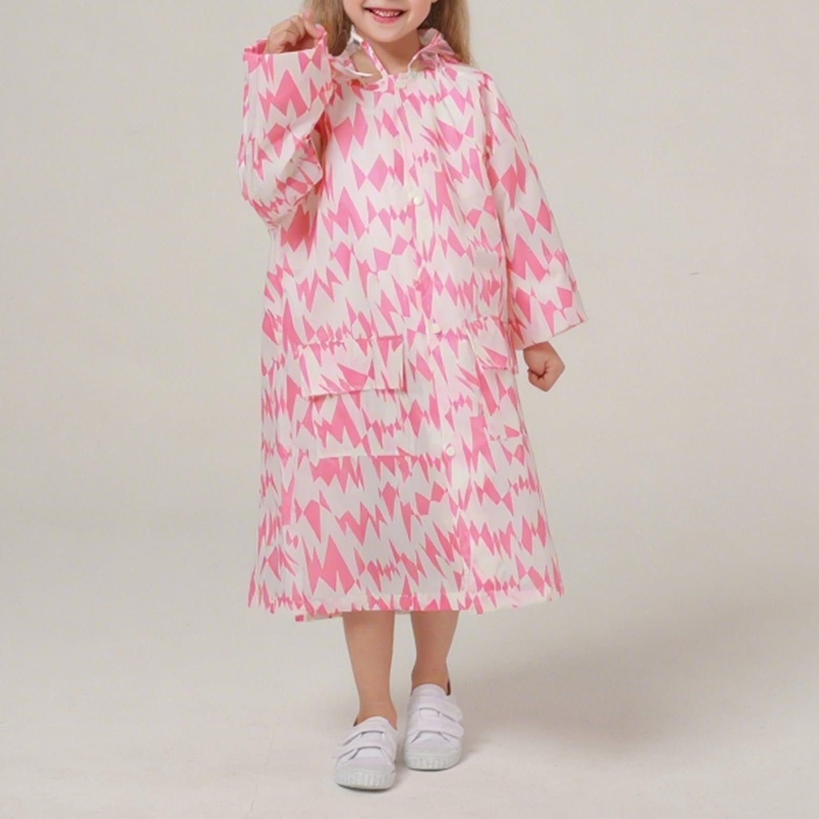 Детский дождевик с эффектом изменения цвета, магнитная застежка, водонепроницаемый, для девочек и мальчиков, легкая дождевая одежда, фото №3 Детский дождевик с эффектом изменения цвета, магнитная застежка, водонепроницаемый, для девочек и мальчиков, легкая дождевая одежда, фото №3