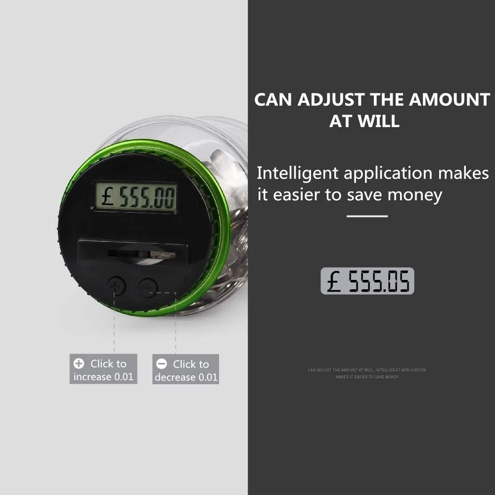 Скарбничка Pup Go Digital з автоматичним лічильником монет LCD, фото №6