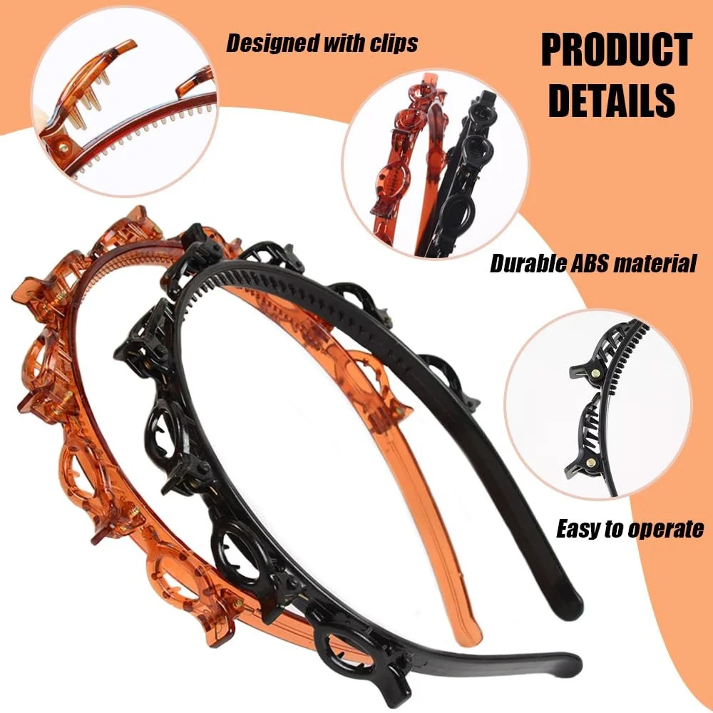 Обруч для волосся з затискачами, фото №3 Обруч для волосся з затискачами, фото №3