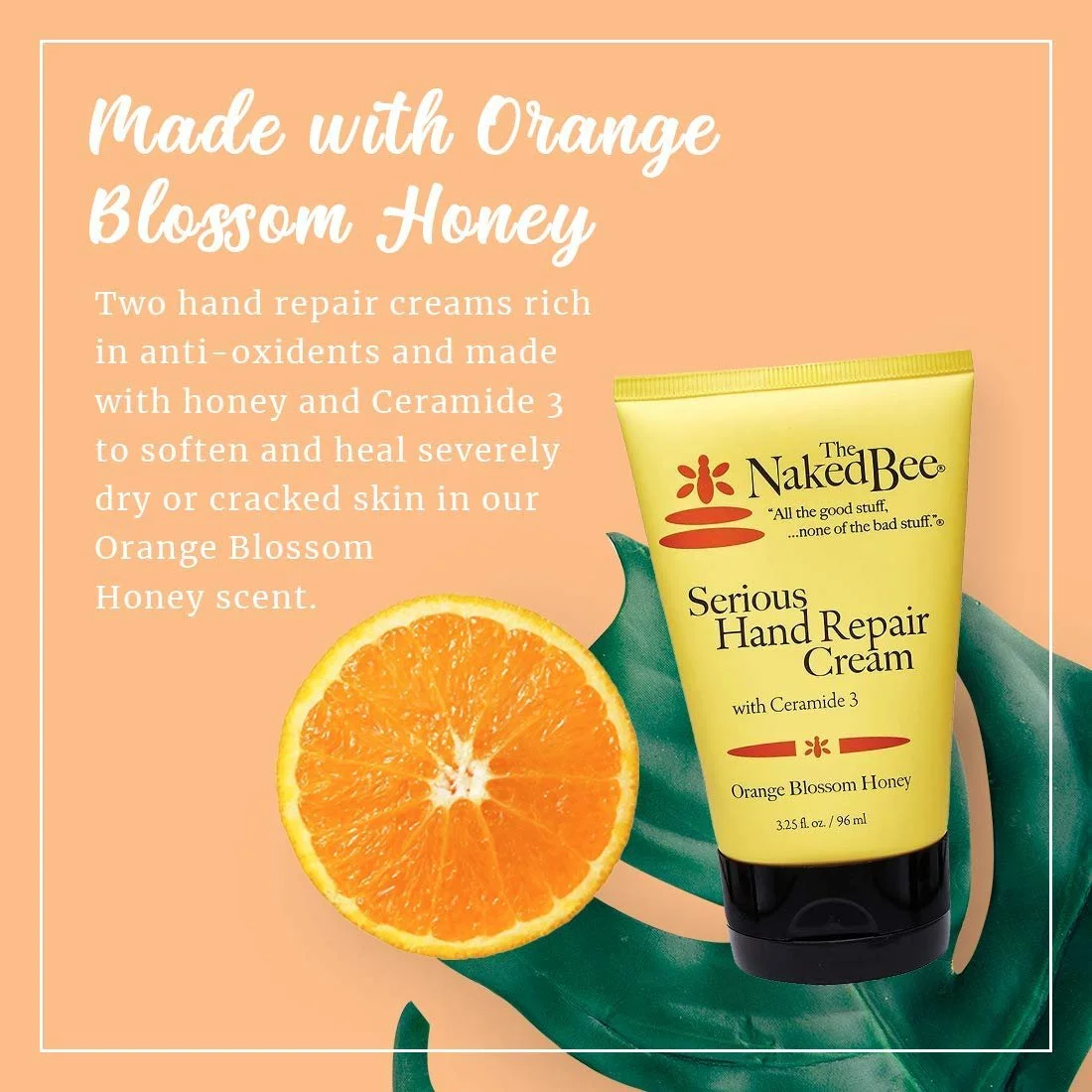 Крем для рук The Naked Bee Orange Blossom Honey Serious Repair 96 мл, фото №2