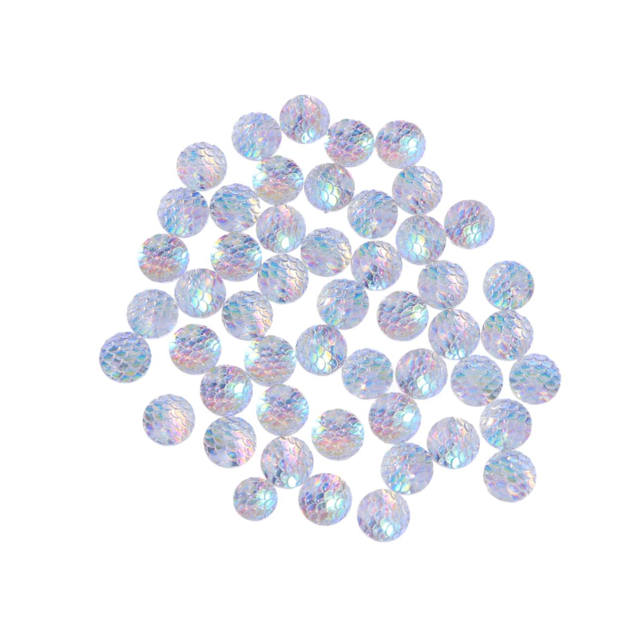 Стрази Скляні COHEALI Круглі Плоскі 50 шт., фото №9