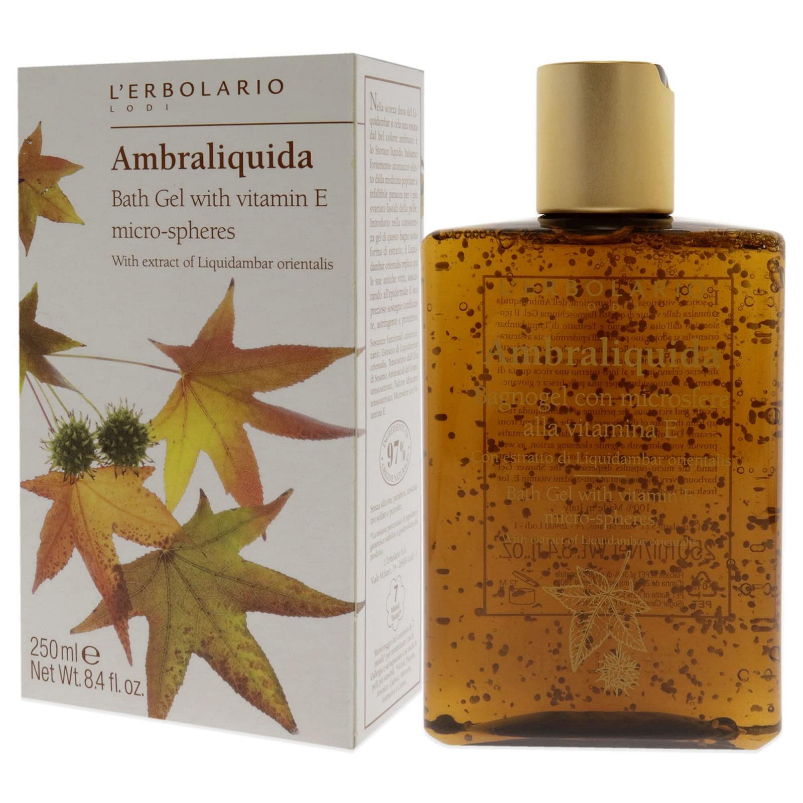 Гель для ванны L'Erbolario Ambraliquida 250 мл, фото №4