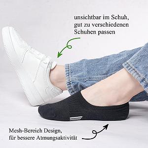 Носки-следки Bamboo Женские 35-38 39-42 Мужские 6 пар Носки-следки Спортивные носки Подарки для женщин Носки для бега Невидимые носки против пота synthetic.ua - Фото 1