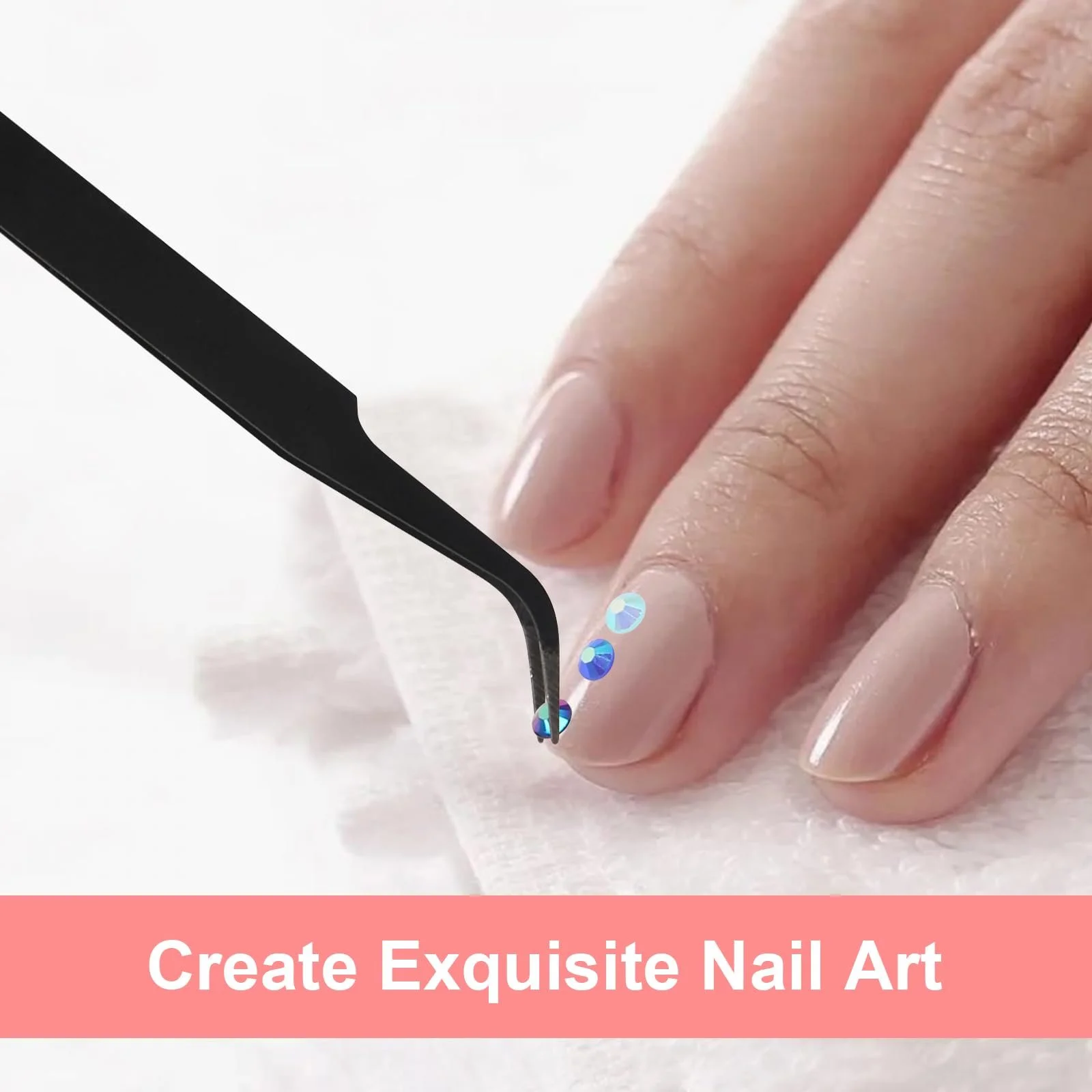 Стразы Тип 4 мм, 12000 шт, для ногтей, круглые, блестящие, разных цветов, фото №5