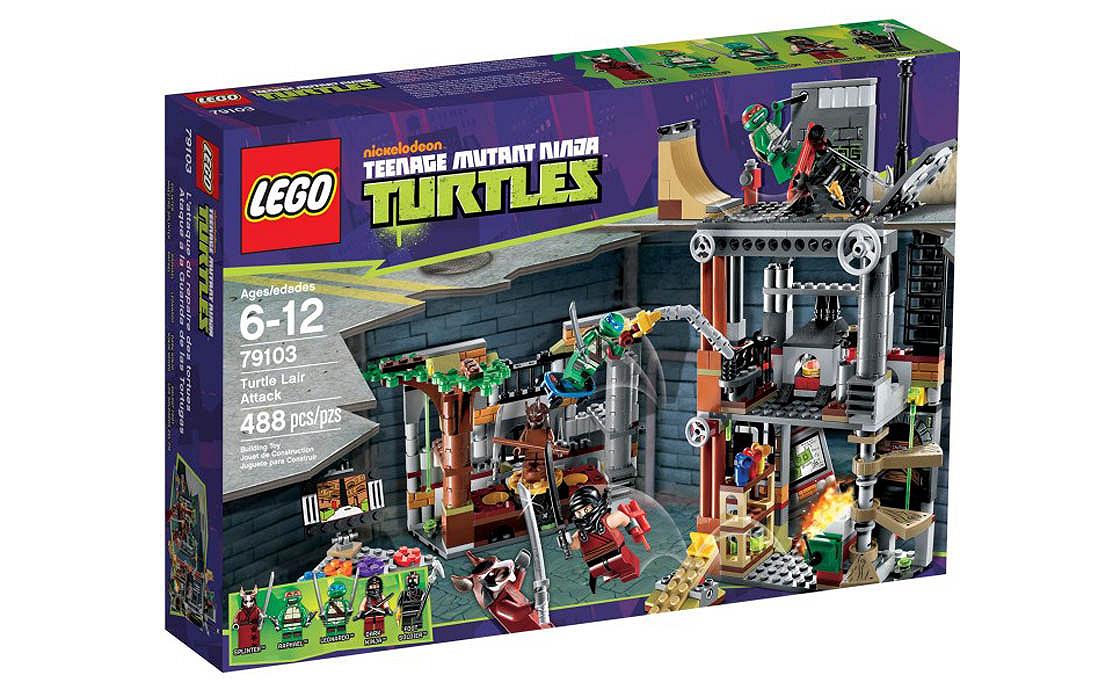 Дитячий конструктор LEGO Ninja Turtles Атака на базу (79103), фото №1