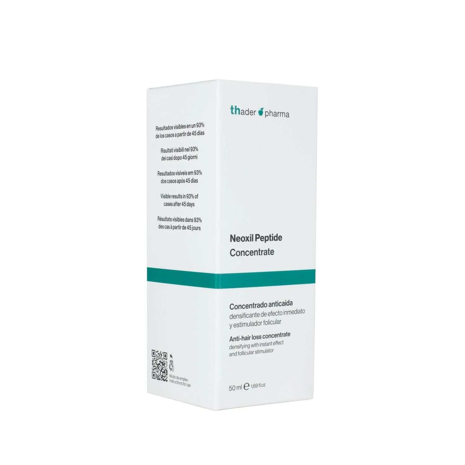 Лосьйон Thader Pharma Концентрований проти випадіння волосся з мультипептидами Neoxil Peptides 50 мл, фото №4 Лосьйон Thader Pharma Концентрований проти випадіння волосся з мультипептидами Neoxil Peptides 50 мл, фото №4