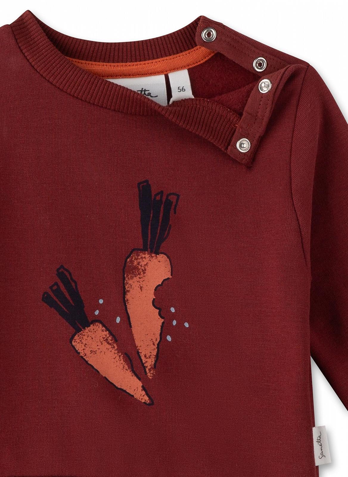 Світшот Sanetta Baby для хлопчиків 11752 Червоний, фото №3