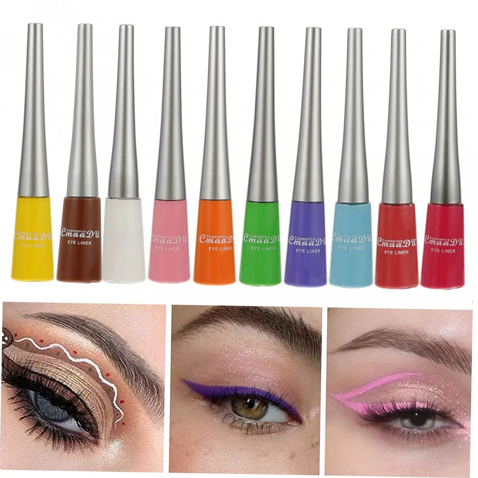 Жидкая Подводка FRCOLOR . Разноцветная Матовая Водостойкая, фото №7