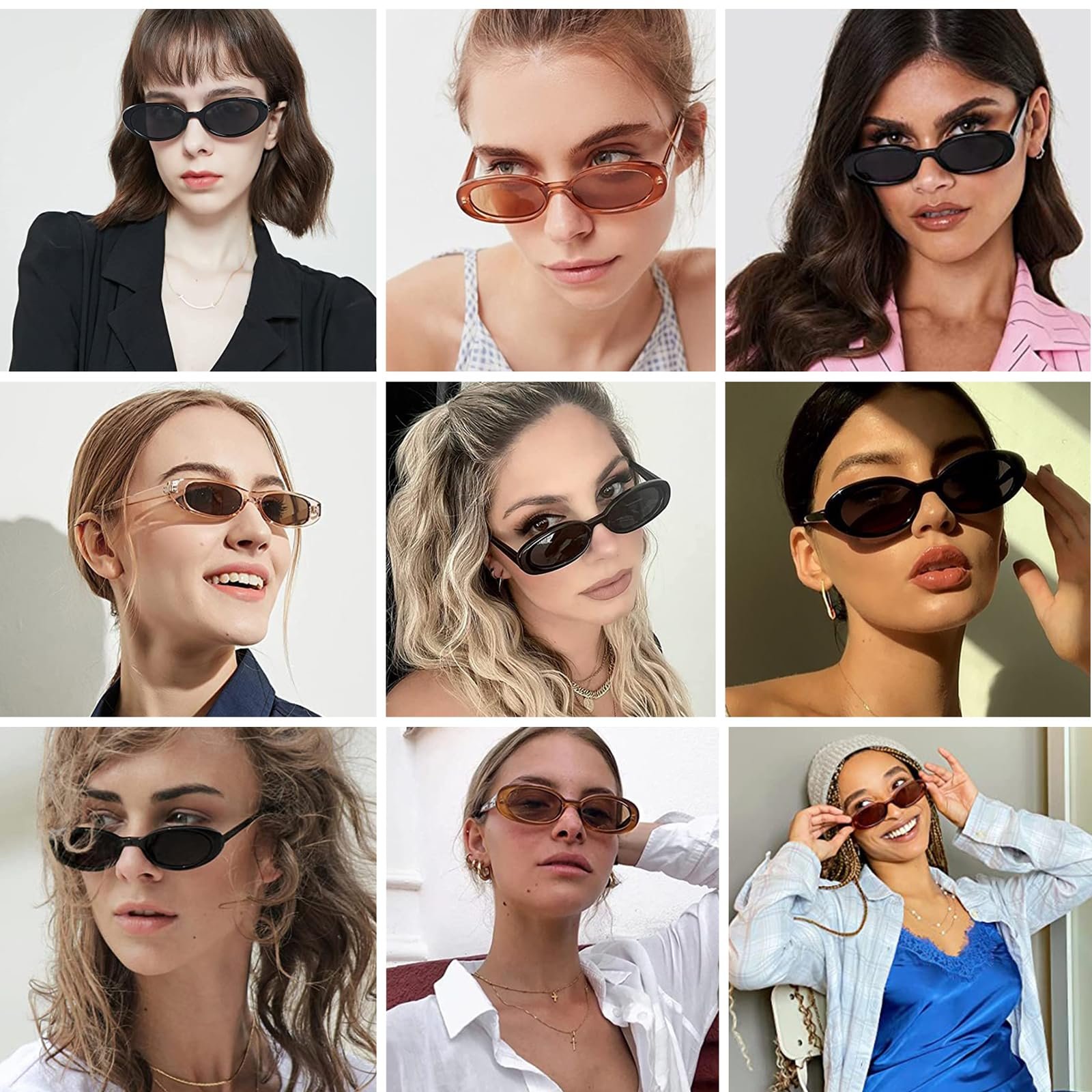 Солнцезащитные очки Laurinny 90-х Ретро для женщин, фото №4