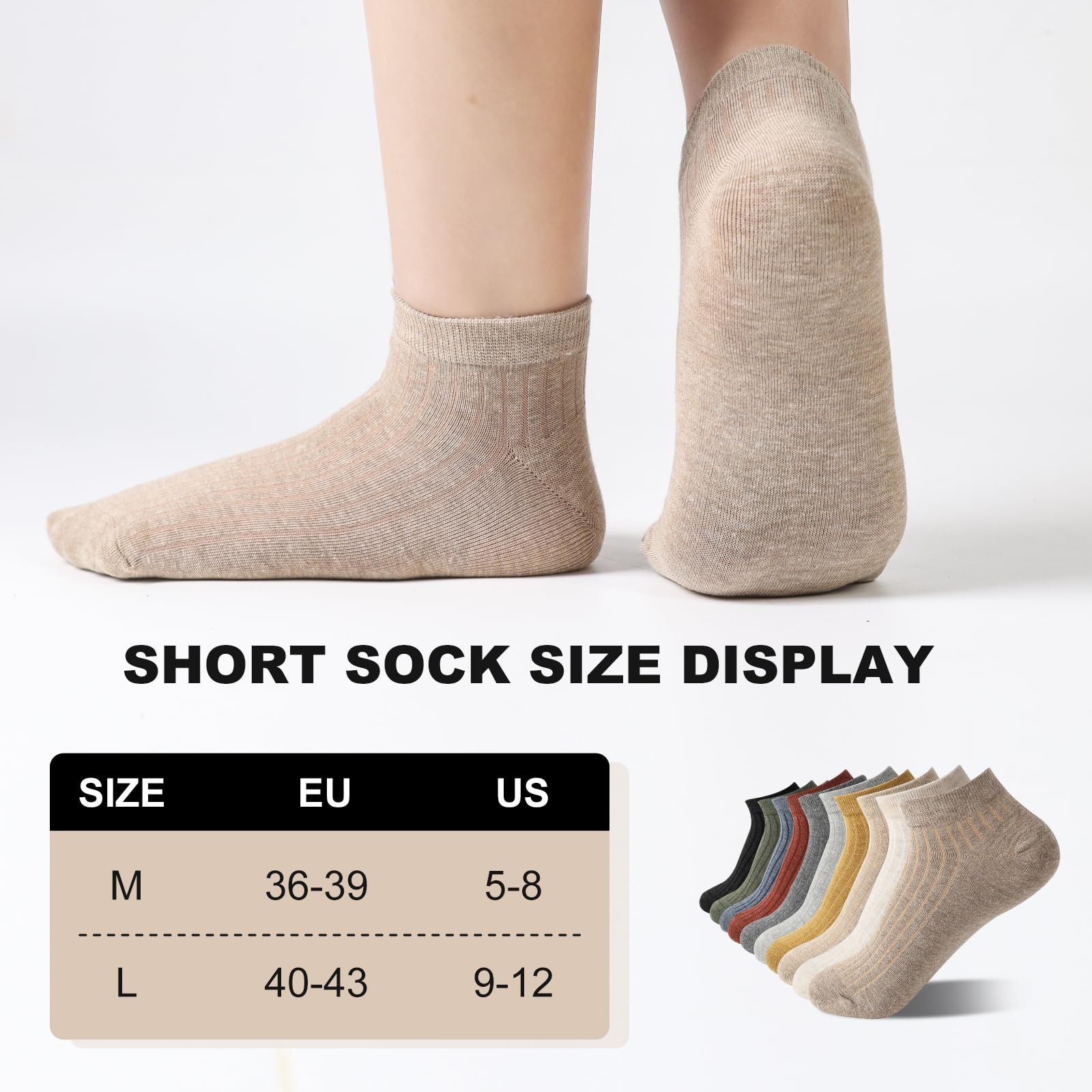 Жіночі шкарпетки Тип Trainer 10 пар, фото №5