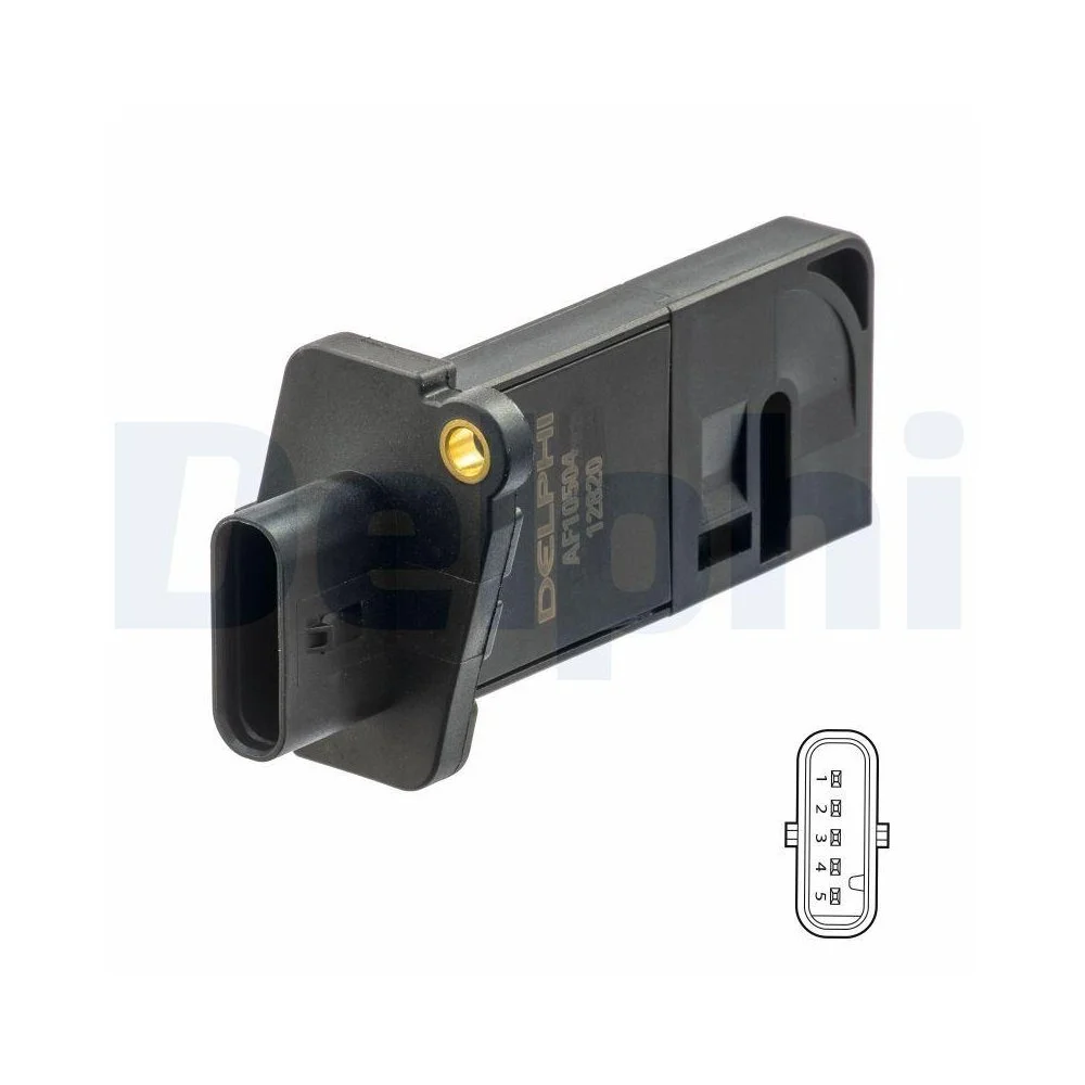 Датчик витрати повітря Delphi AF10504-12B1 для BMW HITACHI, фото №1 Датчик витрати повітря Delphi AF10504-12B1 для BMW HITACHI, фото №1