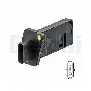 Купити Датчик витрати повітря Delphi AF10504-12B1 для BMW HITACHI - Фото 1 Датчик витрати повітря Delphi AF10504-12B1 для BMW HITACHI - Фото 1