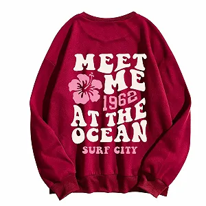 Світшот XIAOYUER Круглий виріз, довгий рукав - Фото 1