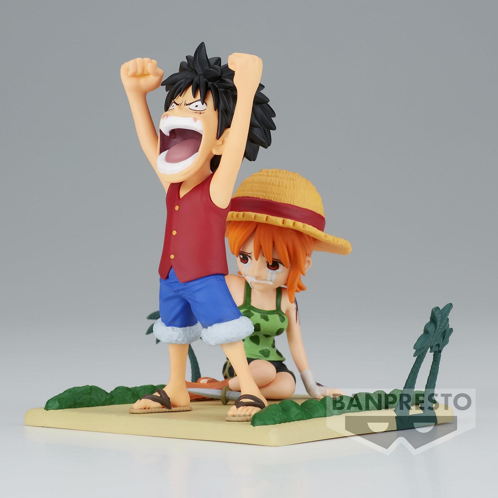 Фігурка Banpresto One Piece Monkey D. Luffy & Nami 7 см, різнокольорова, фото №5