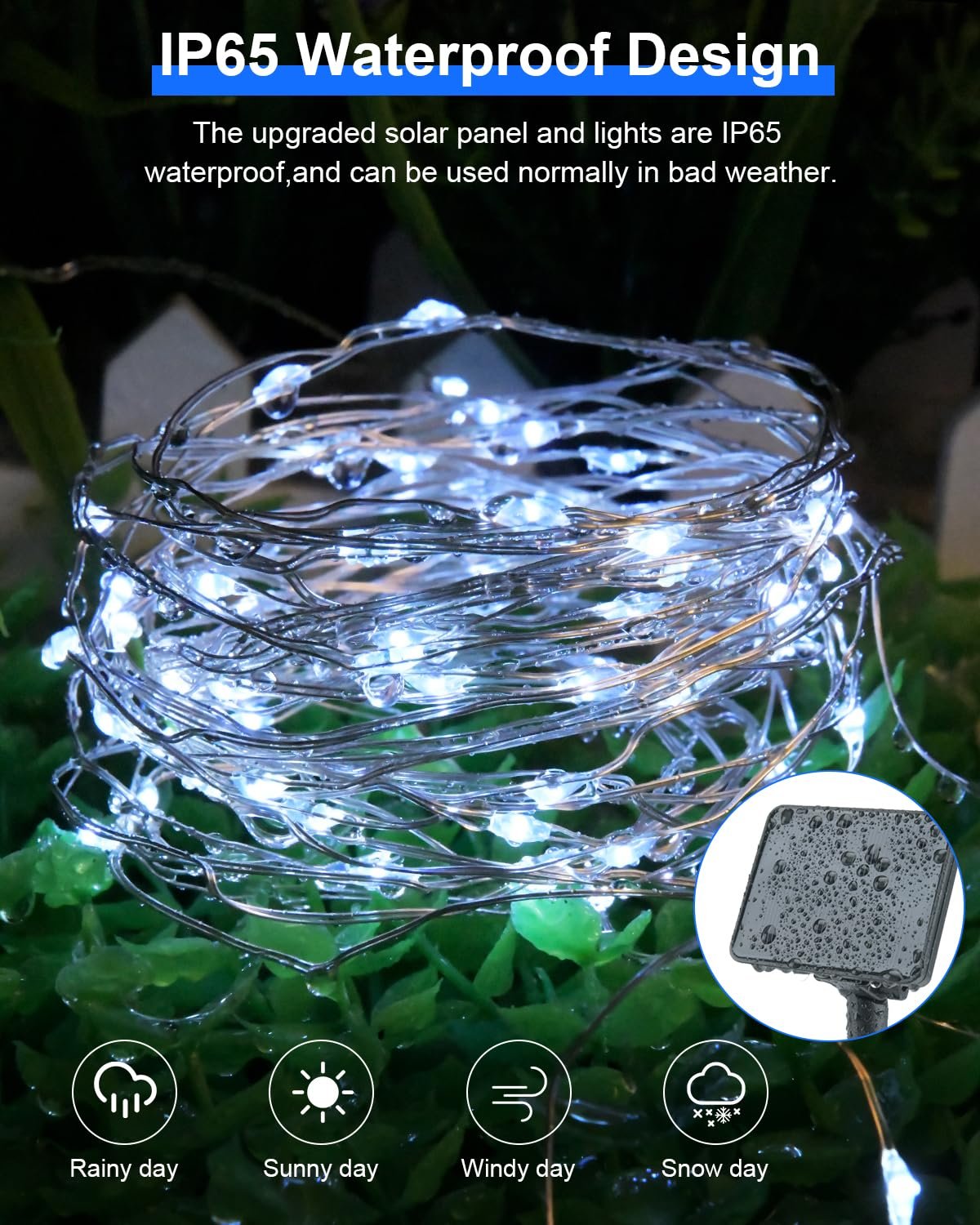 Гирлянда Dalugo 50 LED 5 м Cool White, фото №2
