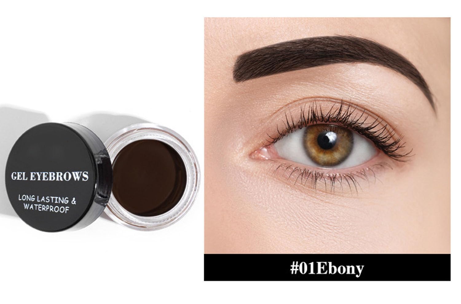 Крем для брів Довговічний Водостійкий Тривимірне моделювання 01, фото №2