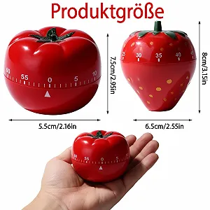 Кухонный таймер Pomodoro Набор 2 шт. Механический Визуальный 8 x 6.5 см цена на synthetic.ua - Фото 1 Кухонный таймер Pomodoro Набор 2 шт. Механический Визуальный 8 x 6.5 см synthetic.ua - Фото 1
