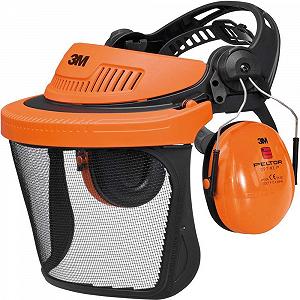 Комплект для защиты ушей и лица 3M Peltor G5V5CH51 G500 с сетчатым экраном Orange - Фото 1