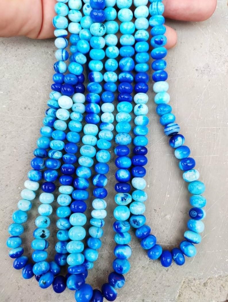 Круглые ограненные бусины из натурального опала 7-8 мм, нить длиной 40 см, бусины из драгоценных камней для ожерелья, браслета, фото №1