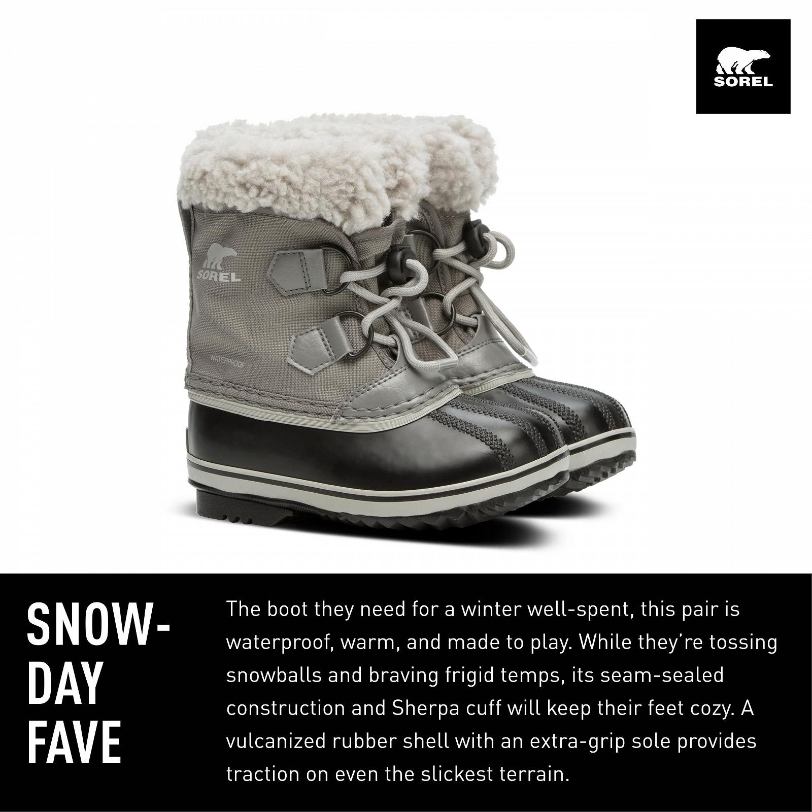 Унисекс Зимние сапоги Sorel Yoot Pac Nylon Wp водонепроницаемые, фото №2