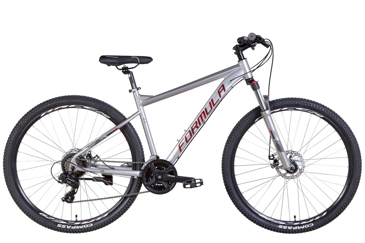 Велосипед AL 29 Formula F-1 AM DD рама 18,5 Серебристый (OPS-FR-29-188), фото №1