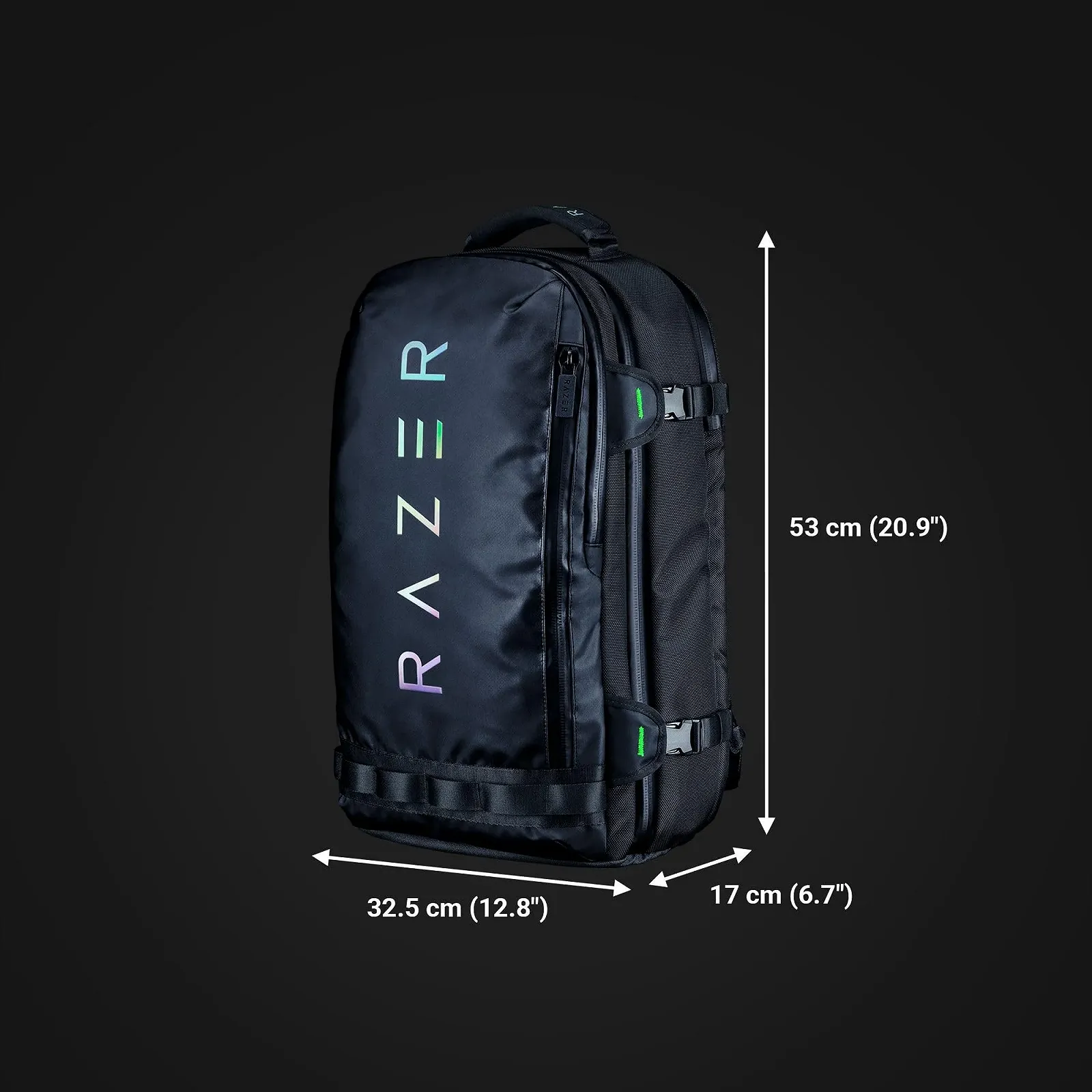 Рюкзак Razer Rogue V3 17.3" Compact Travel Polyester Black, фото №2 Рюкзак Razer Rogue V3 17.3" Compact Travel Polyester Black, фото №2