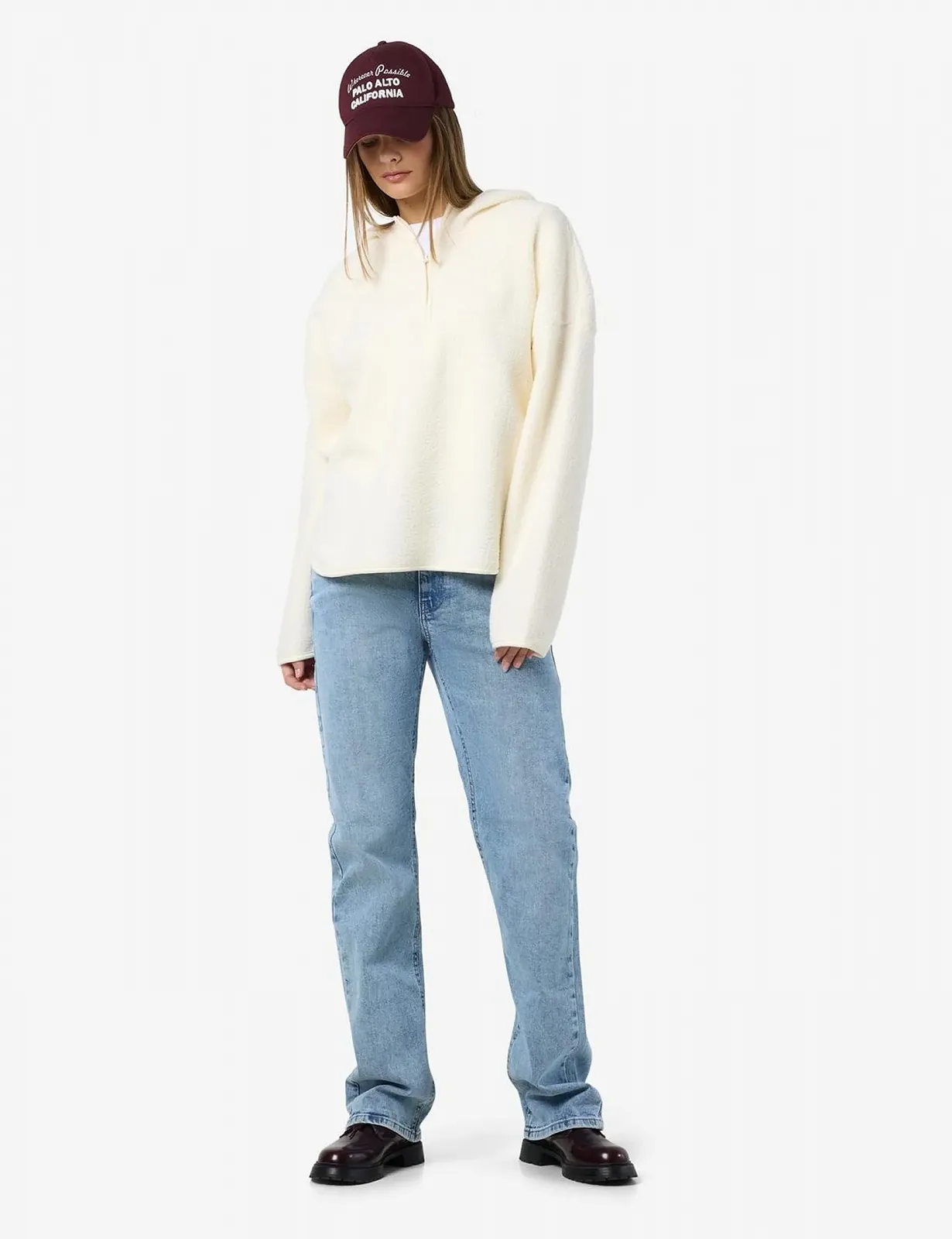 Кофта Noisy may Женская Nmcozy L/S Halfway Zip Sweater JRS Noos, фото №4